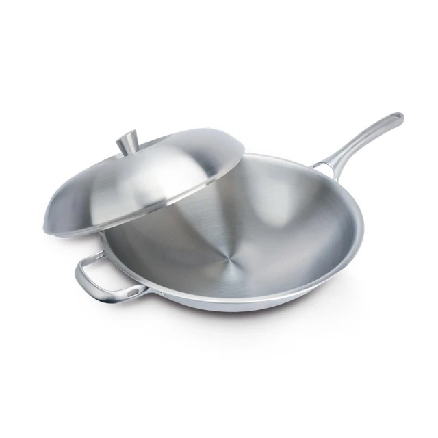 【米雅可】Miyaco典雅316不鏽鋼七層複合金炒鍋IH33cm附蓋 Leidea 樂德兒 春季廚房換新