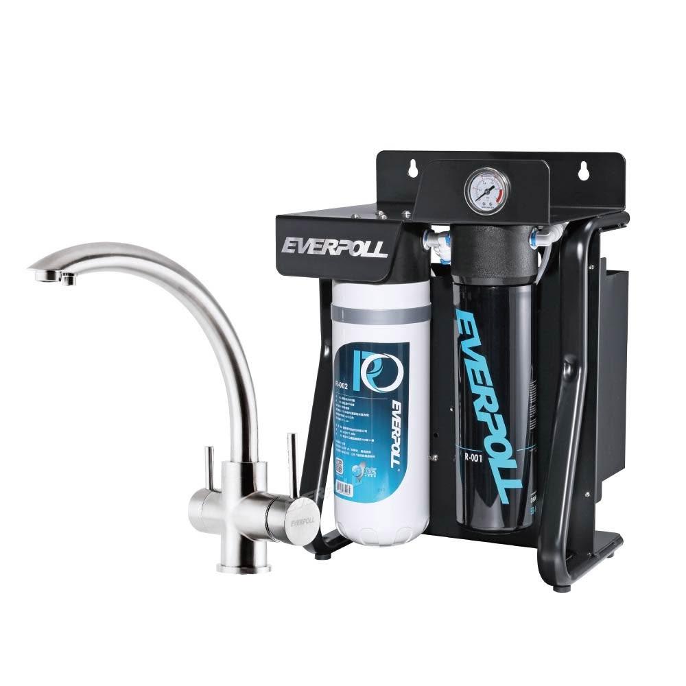【EVERPOLL】直出式極淨純水設備+SUS304不鏽鋼三用龍頭(RO-900+H-318)