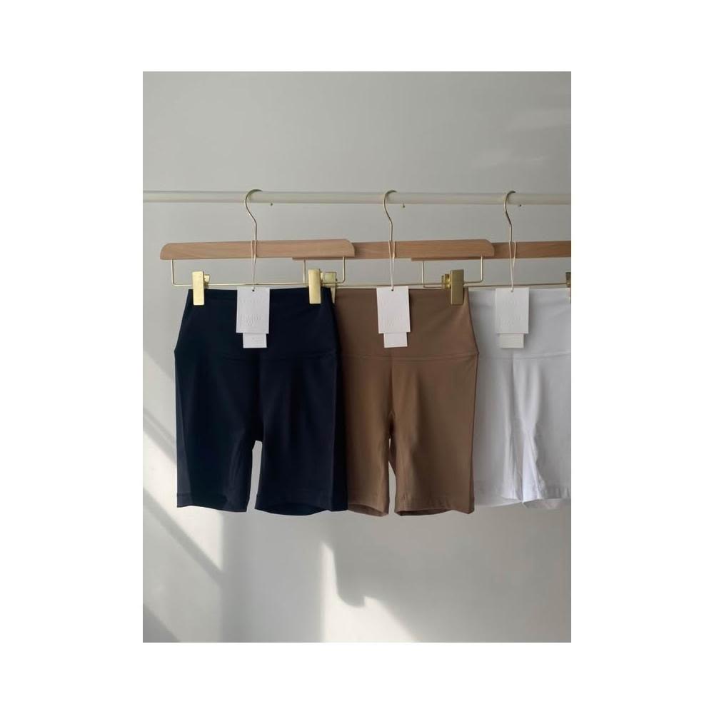 SEYSEY's 台灣現貨Nuls裸感系列三分高腰提臀瑜珈褲瑜珈短褲瑜珈褲健身