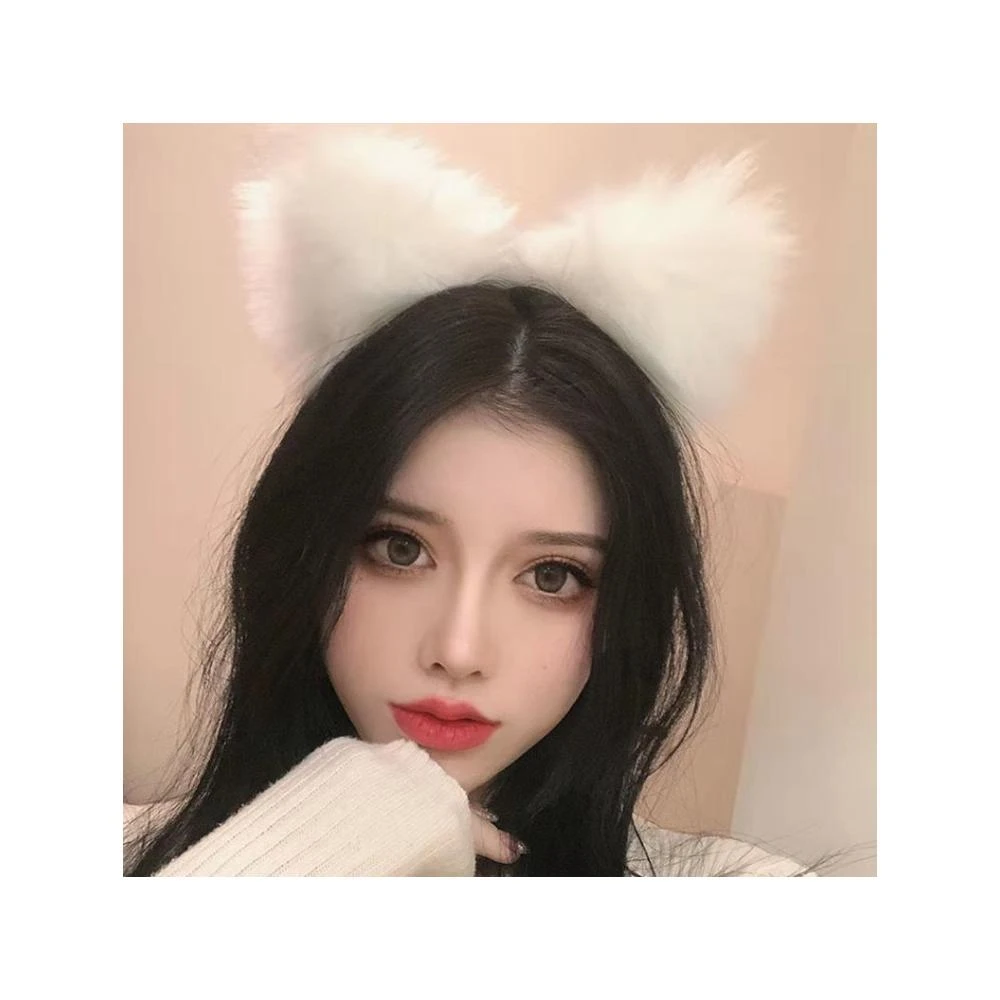 𝙊𝙊𝙓𝙓  毛絨貓耳髮箍 💗明天到貨✨ 可愛髮飾 獸耳髮箍 獸耳 貓耳朵 cos道具 狐貍 貓咪 貓耳 貓系女友 貓咪耳朵