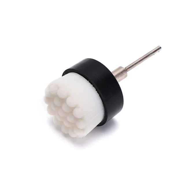 豪划算  細緻刷頭 拋光盤 拋光工具 刷頭 萬毛刷 超細刷頭 文玩拋光工具 帶柄拋光刷