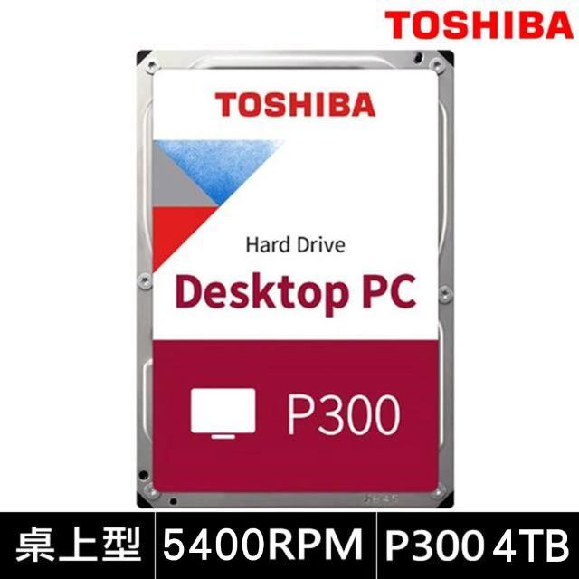 【TOSHIBA 東芝】P300 4TB 3.5吋 桌上型硬碟 (HDWD240UZSVA)