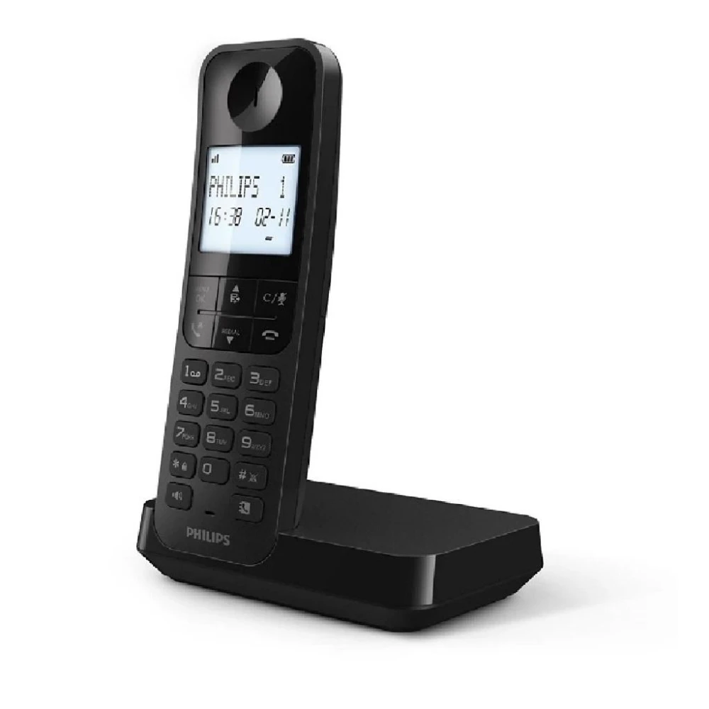 【Philips 飛利浦】D2701B 大螢幕電量顯示1.7GHz數位無線電話