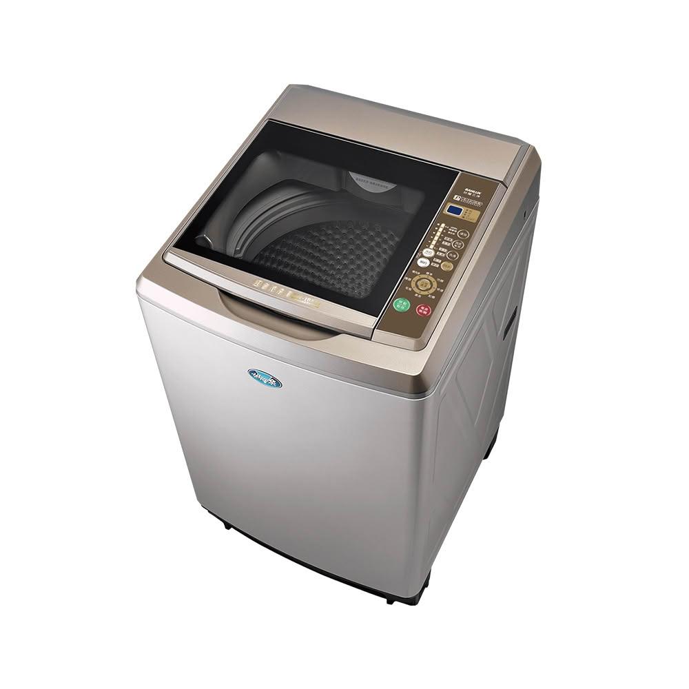 【SANLUX 台灣三洋】17KG定頻超音波洗衣機SW 18AS7-S不鏽鋼
