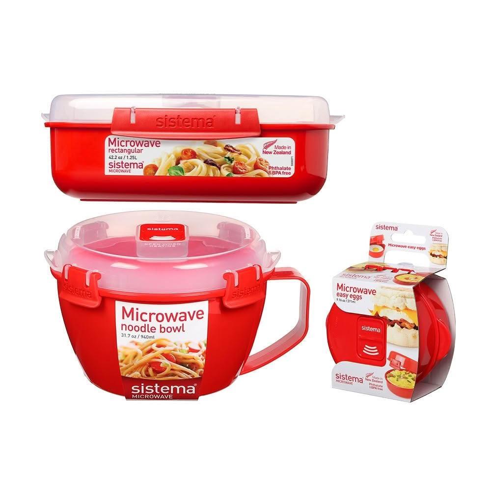 【SISTEMA】MICROWAVE 可微波系列三件組 1.25ml 940ml 271ml 