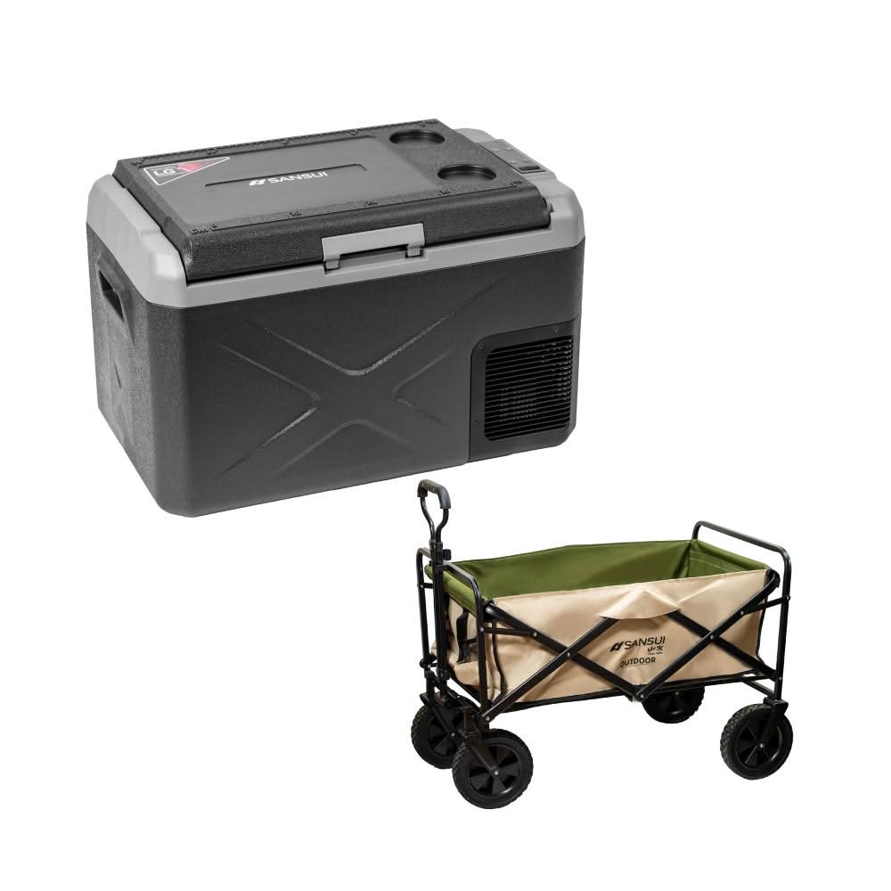 【SANSUI 山水】LG壓縮機 APP控溫行動冰箱30公升 SL-G30