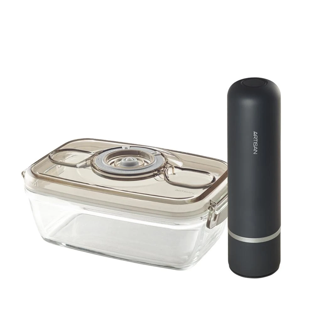 【Artisan 奧堤森】ＡＲＴＩＳＡＮ 奧堤森 可攜式 充電式 真空保鮮機/抽真空機 VCP01 含700ml保鮮盒 荷蘭公主代理