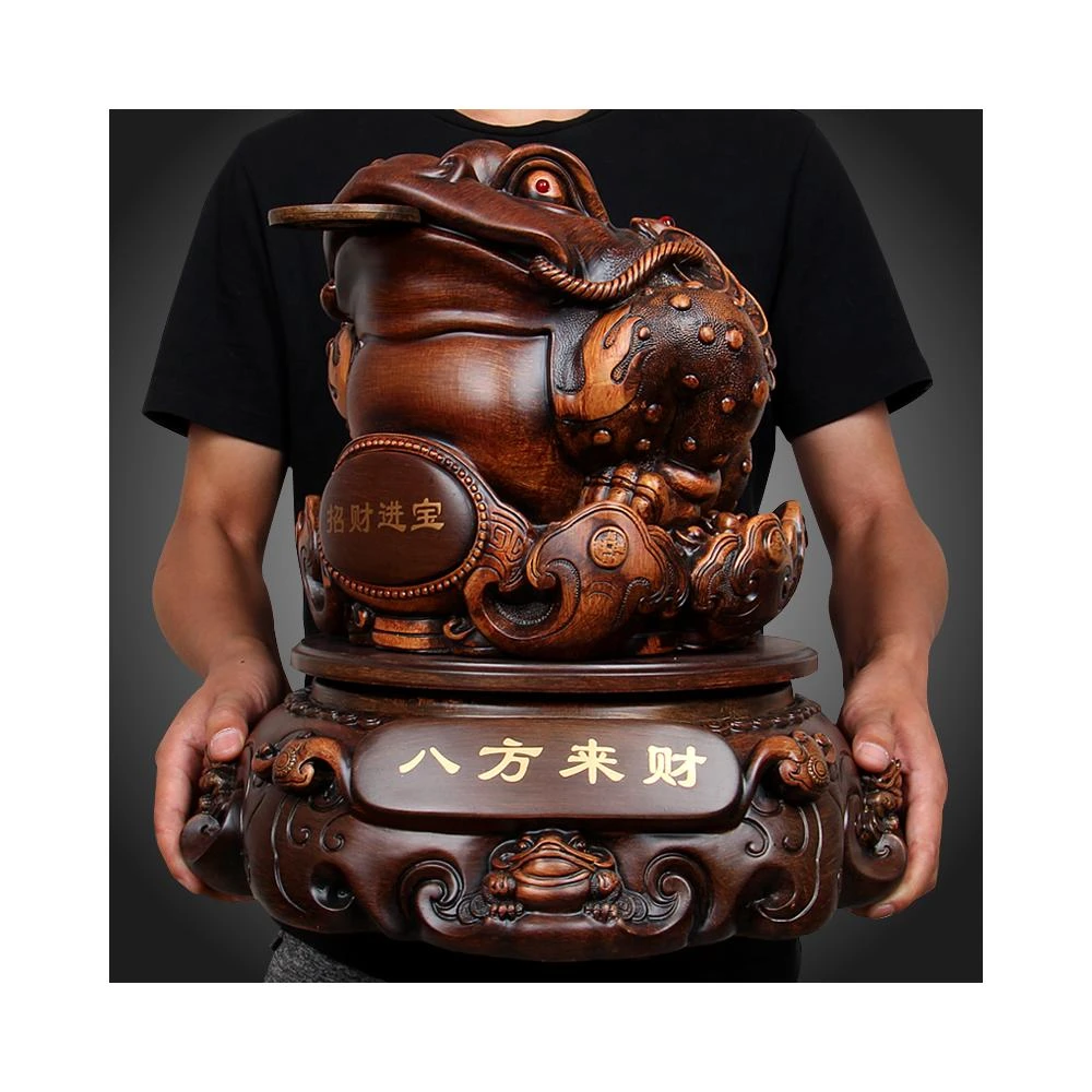 金蟾擺件招財三足蟾蜍辦公室家居金蟬裝飾品送人公司店鋪開業禮品