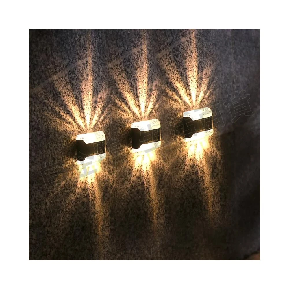 太陽能壁燈 戶外庭院防水圍牆燈 LED引路燈 光控小夜燈 太陽能上下照明壁燈 照明燈 庭院裝飾燈