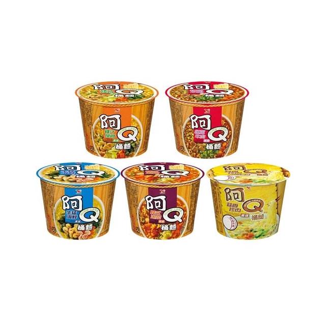 【彤老闆食品百貨】統一阿Q桶麵碗麵系列(雞汁排骨/紅椒牛肉/生猛海鮮/韓式泡菜/蒜香珍肉)