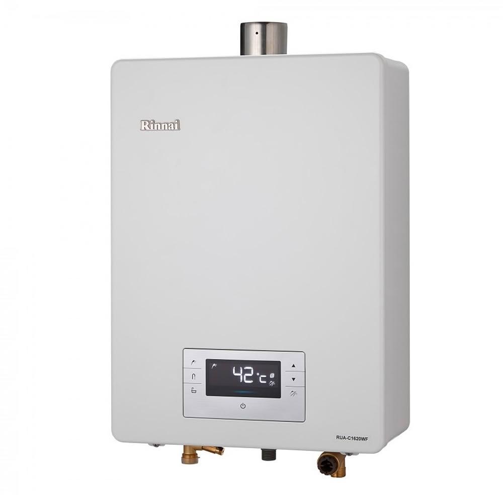 RINNAI林內 16L 屋內型強制排氣熱水器 RUA-C1620WF(LPG)