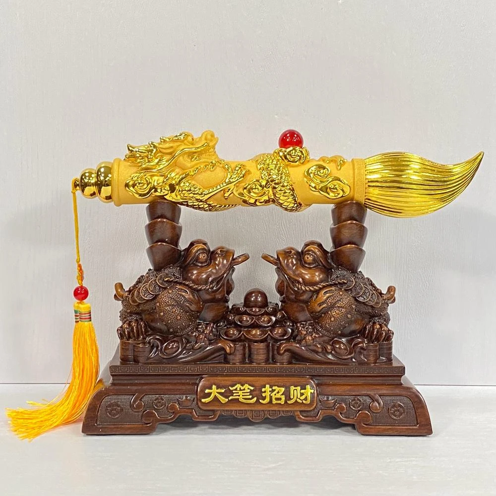 書道具　野崎松寿造　唐木紫檀製　 龍雕　筆掛　筆吊　V　R7943B A hardwood 'tree trunk' flower holder, 17th century | 十七