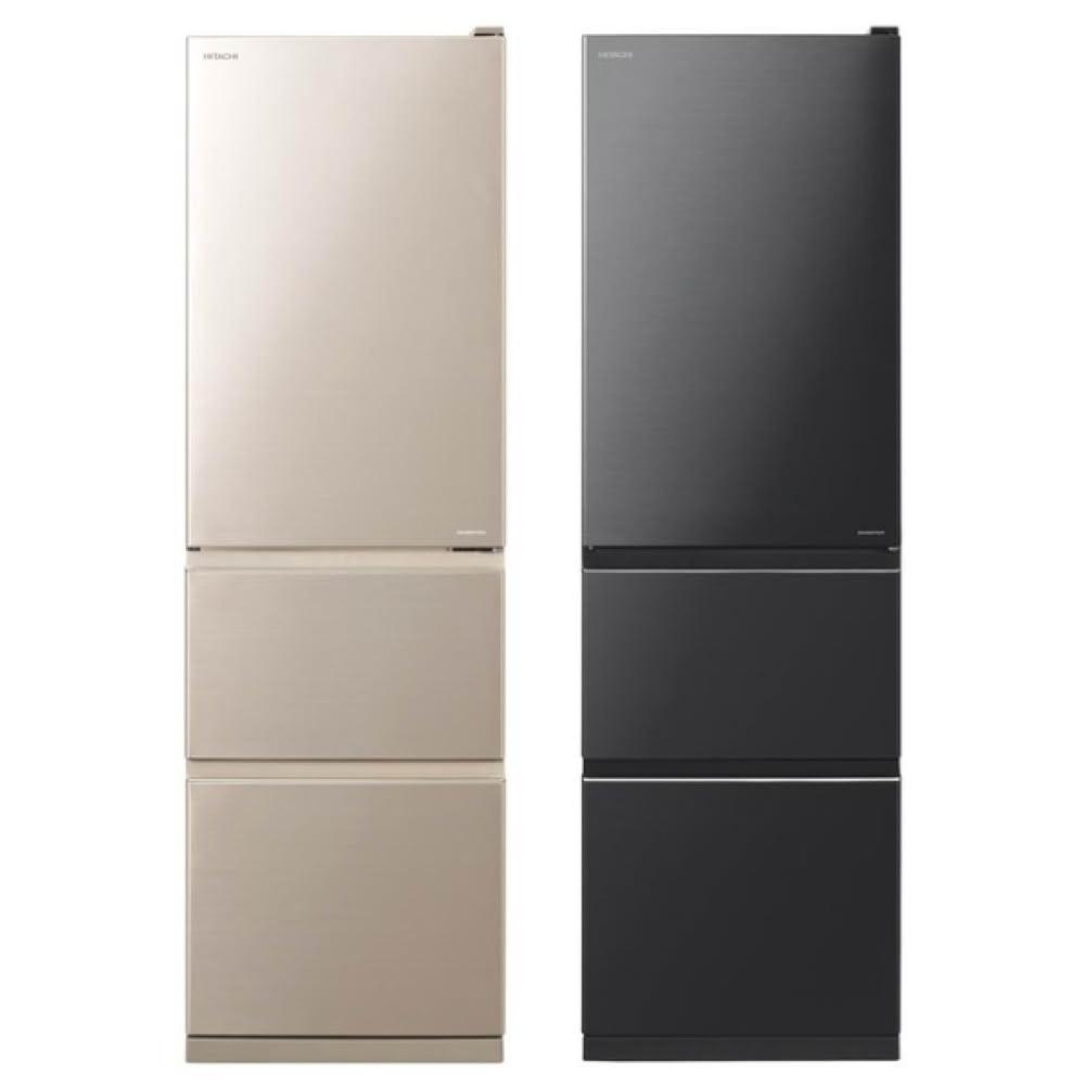 【HITACHI 日立】贈 7-11商品卡 500元 三門331L變頻髮絲紋鋼板冰箱 RV36C - 含基本安裝+舊機回收