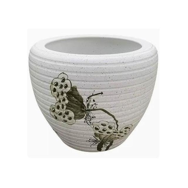 特大荷花缸 • 金魚缸 中式景德鎮陶瓷特大號金魚缸睡蓮花盆荷花缸大型客廳陽臺水缸包郵