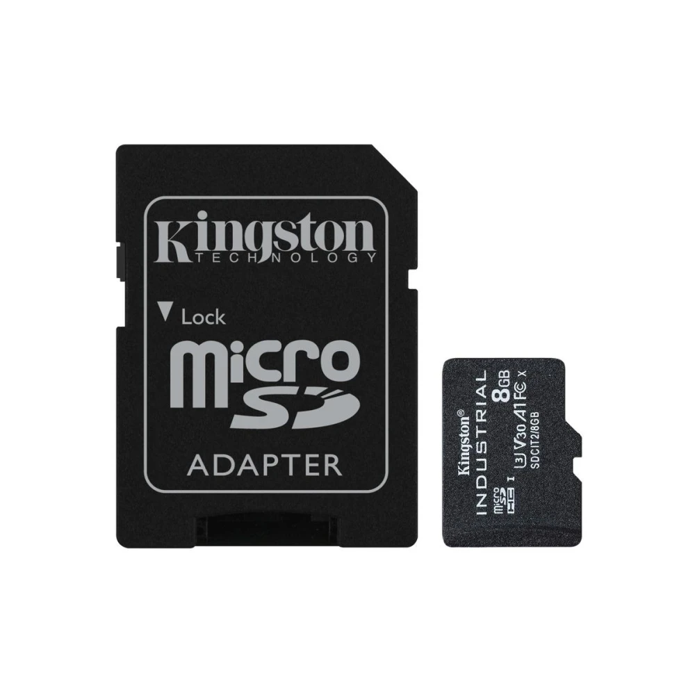 【Kingston 金士頓】 工業級 microSD 記憶卡 8GB SDCIT2 Industrial SD 8G U3 A1 V30
