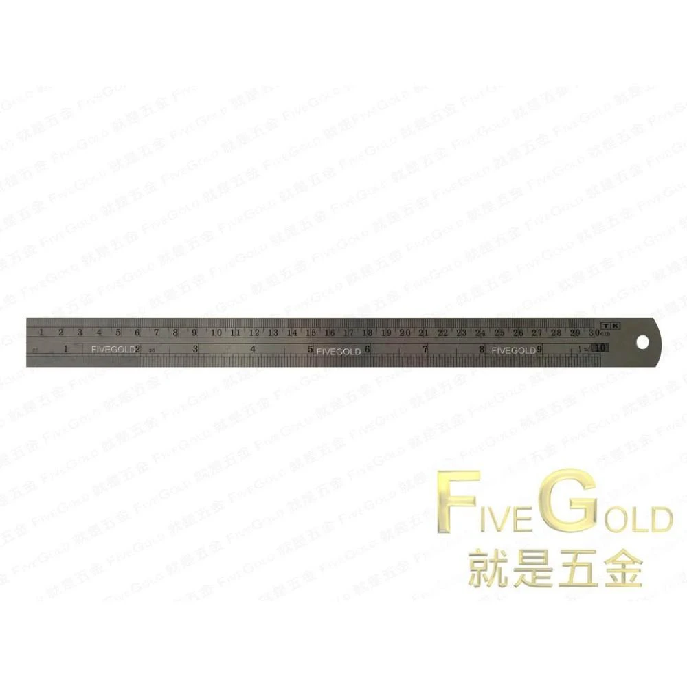 白鐵尺 1尺 鋼尺 #就是五金 量測工具