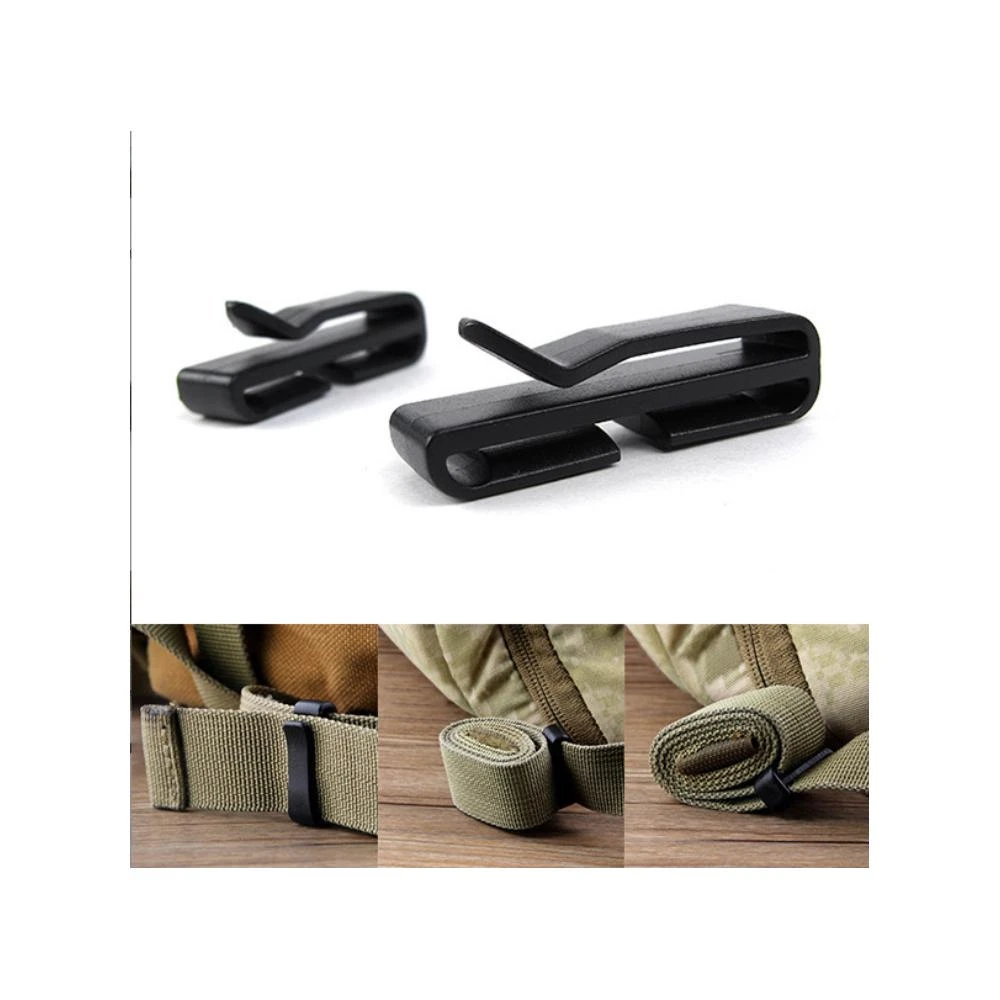 《極光》戰術織帶夾/molle系統收尾夾/腰帶皮帶夾 可用於20mm-48mm織帶