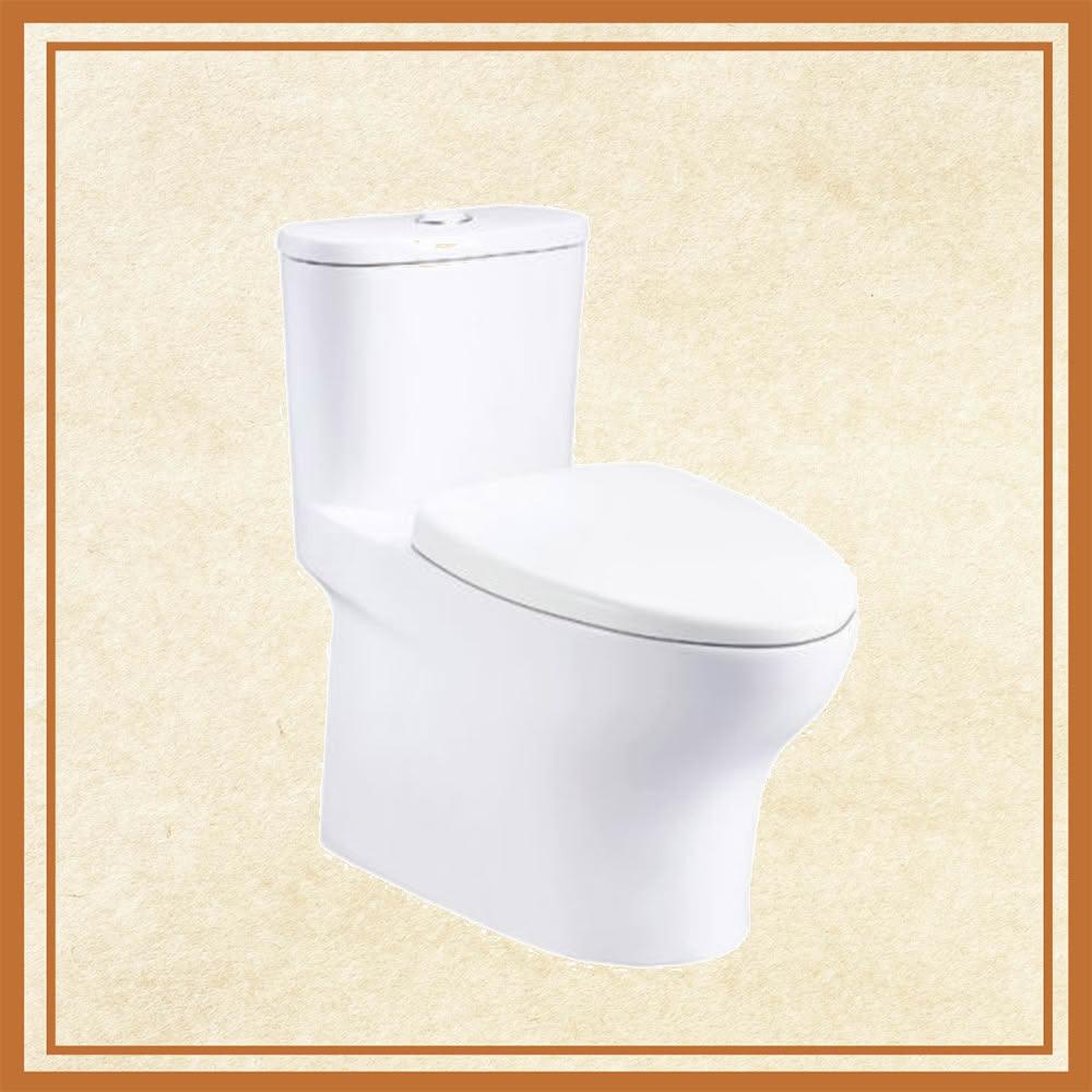 【CAESAR 凱撒衛浴】金級省水二段式省水單體馬桶CF1394/1494 管距30/40CM(馬桶、衛浴、金級省水、單體馬桶)