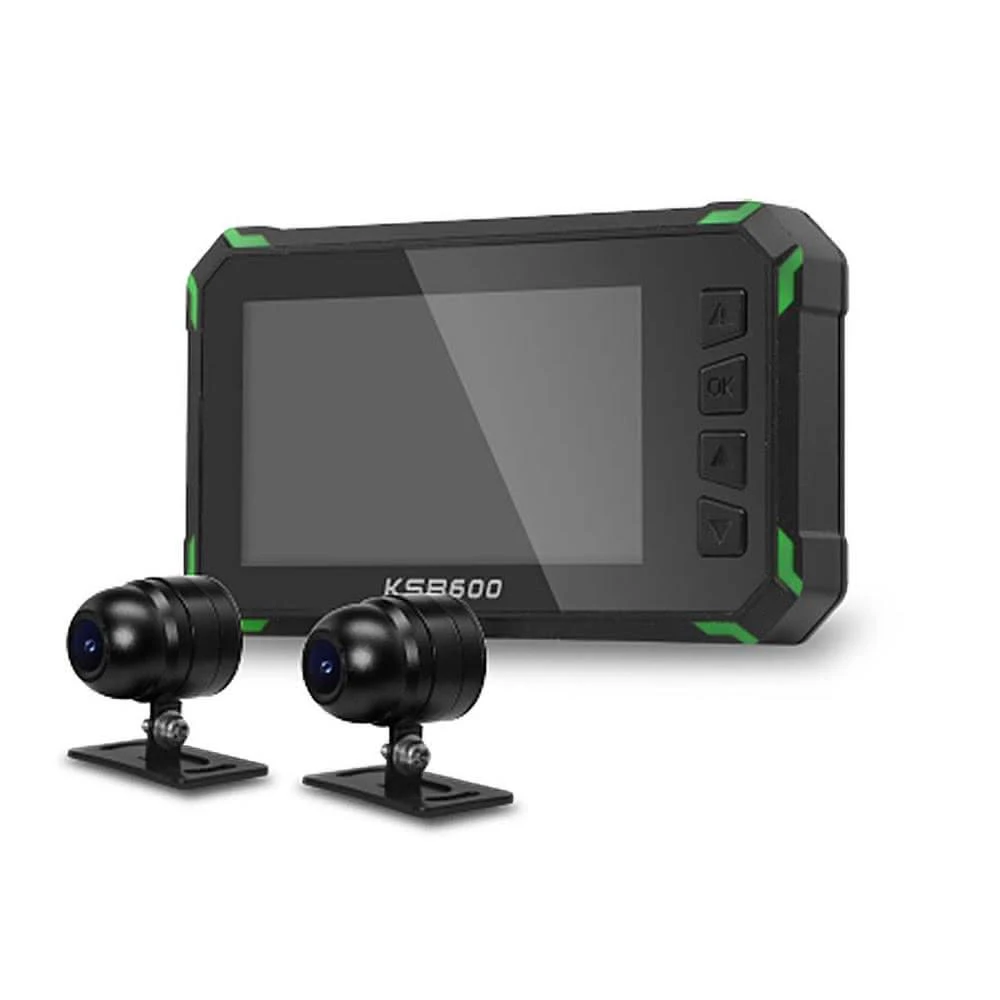 【DOD】KSB600 PRO 煥新版 前後雙錄機車行車記錄器 (贈128G+手機車架+車牌架)