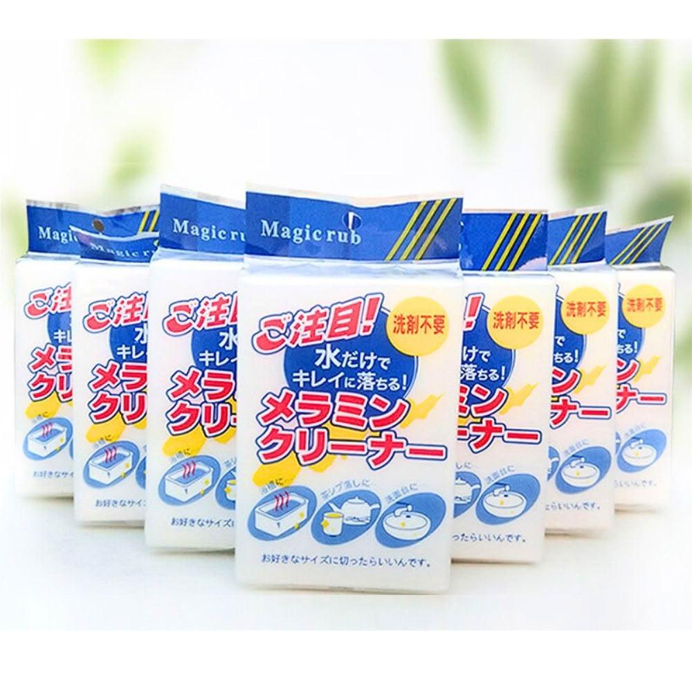 {日昭}奈米魔力海綿擦一組5入(科技海綿 納米海綿 魔術海綿 清潔去污 萬用海綿 萬用神奇 魔術擦 去污海綿 海綿)