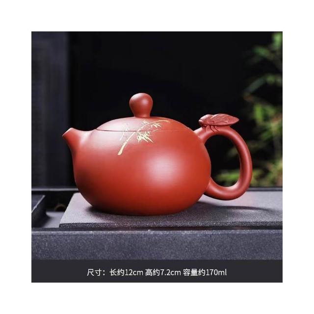 小慕Kogure 紫砂壺手繪原礦朱泥紫砂茶具西施壺紫砂茶壺全套家用壺