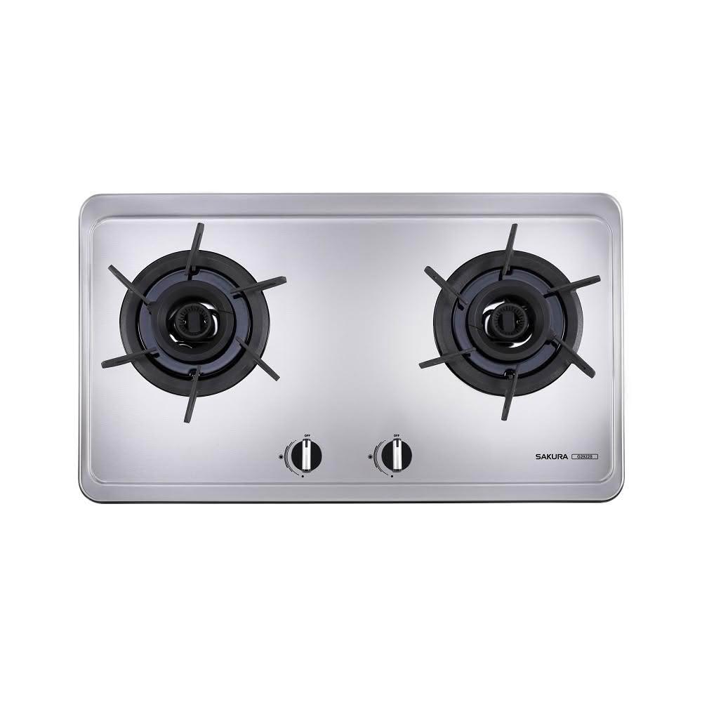 【SAKURA 櫻花】(全省安裝)二口雙炫火檯面爐不鏽鋼G2922S瓦斯爐桶裝瓦斯G-2922SL