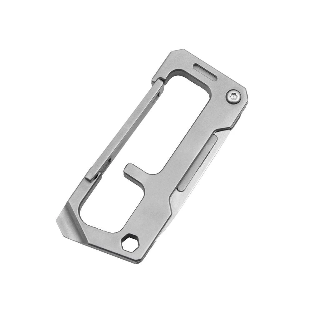 【TEMPEST】鈦合金工具刀 ( 鈦合金美工刀 鈦合金隨身刀 鈦金屬工具刀 多功能工具刀 EDC工具刀 鈦合金開箱刀 戶外工具刀 )交換禮物