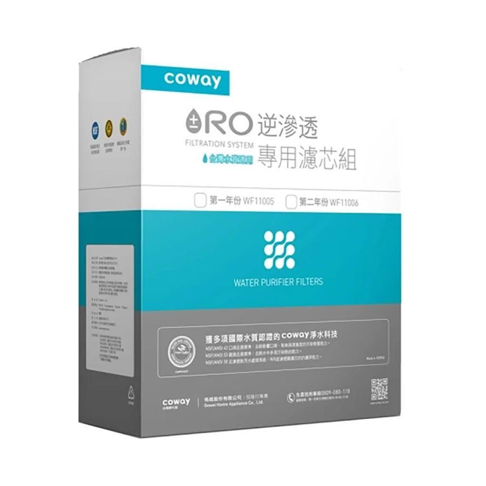 【Coway】RO逆滲透專用濾芯組(11吋第二年份) 適用circle RO P-160L