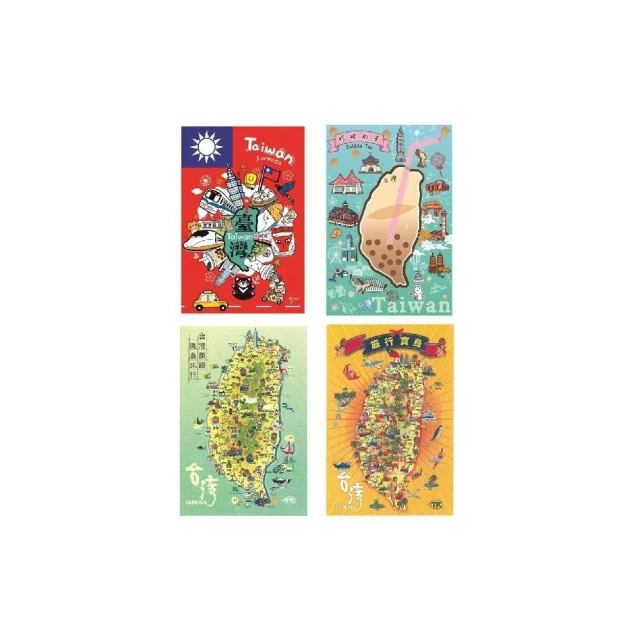 手繪明信片 台灣紀念品 文創 台灣旅遊紀念 TR台灣鐵道