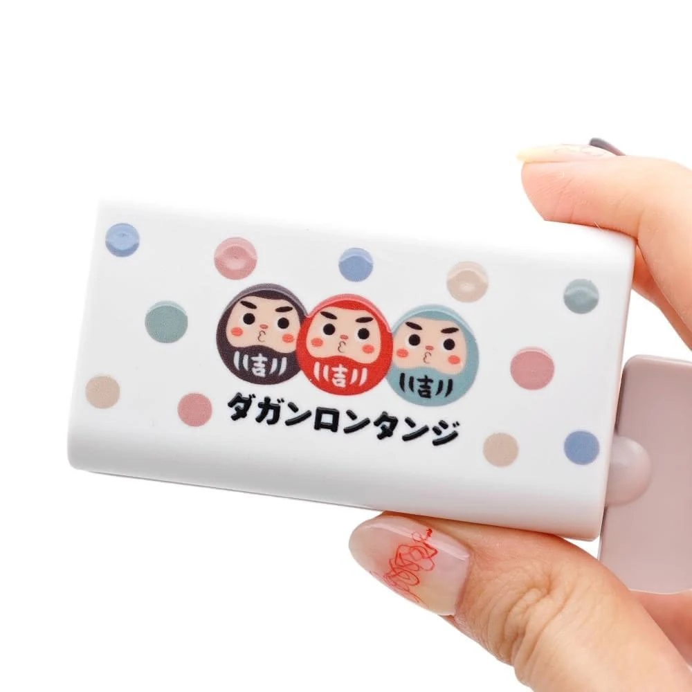 【longtanji】隆探吉 多功能卡扣式擠膏器 (交換禮物 聖誕禮物  擠牙膏器 達摩不倒翁 福神)