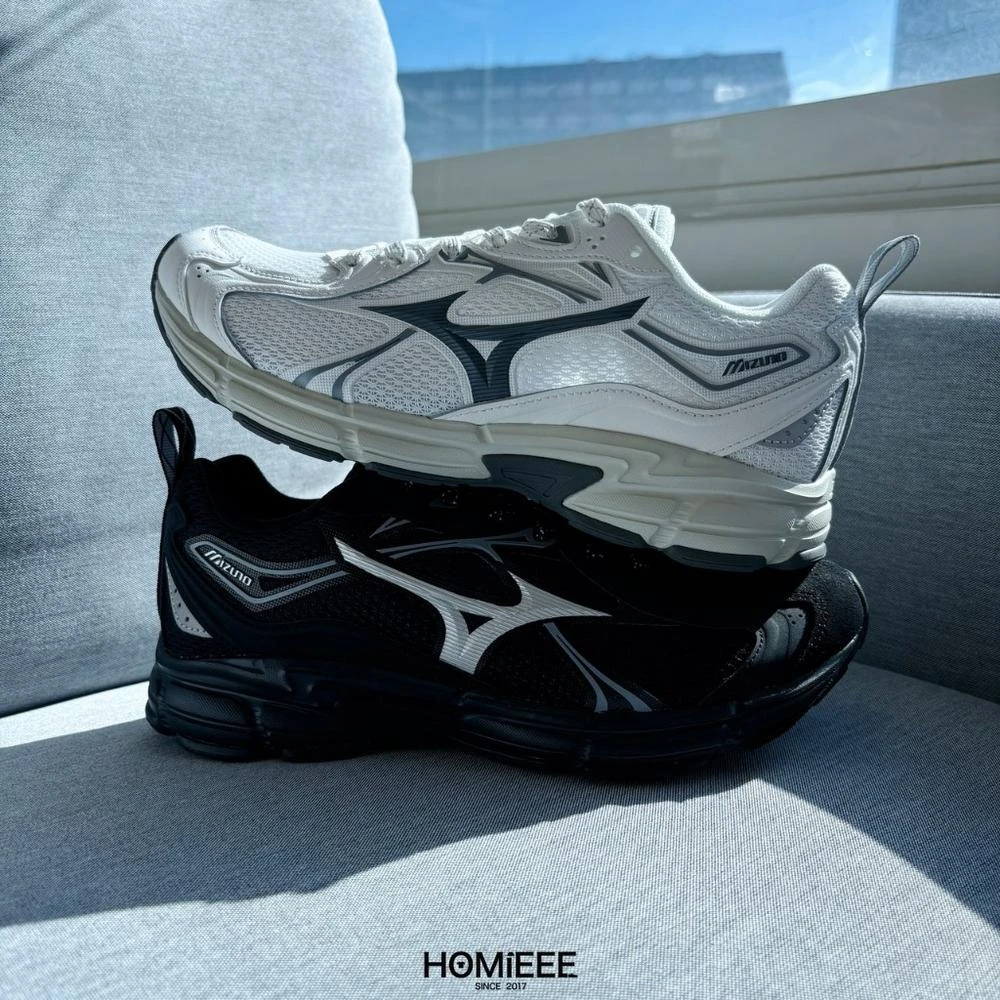 【MIZUNO 美津濃】【Homieee】Mizuno Speed 10S 美津濃 復古 休閒 運動鞋 黑銀 灰銀 D1GH240603