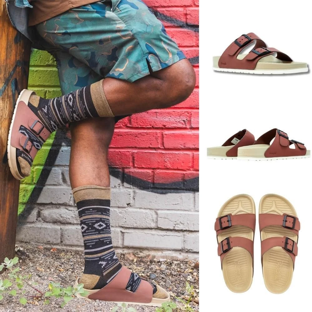 【People Footwear】LENNON HERITAGE 藍儂經典版-咖啡休閒鞋 洞洞鞋 EVA鞋 水鞋 平底鞋 (咖啡 / 極黑 / 蘑菇棕)
