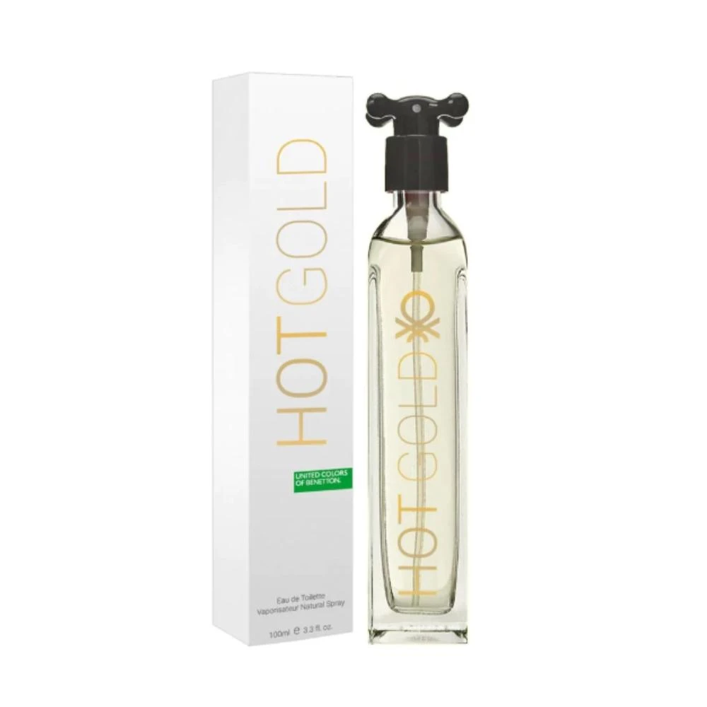 【BENETTON 班尼頓】Benetton 班尼頓黃金熱水 女性淡香水 100ML 黃金熱水