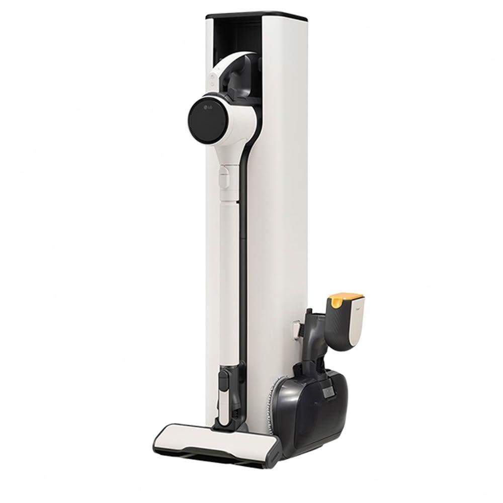【LG 樂金】CordZero™ A9 X 蒸氣濕拖無線吸塵器 A9X-STEAM｜雪霧白｜