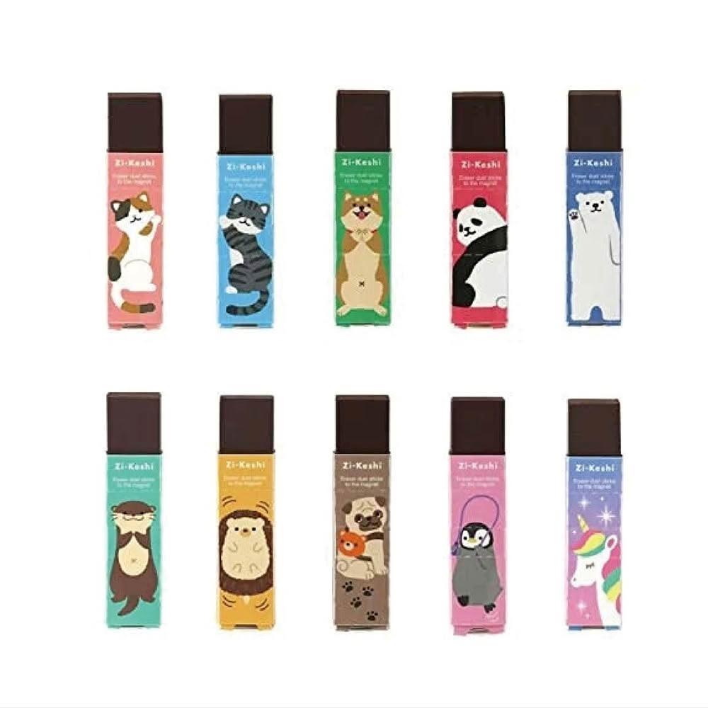 【KUTSUWA】磁性橡皮擦 KUTSUWA HiLiNE Zi-Keshi 動物 橡皮擦 磁力 塗改橡皮擦 文具 開學 日本雜貨