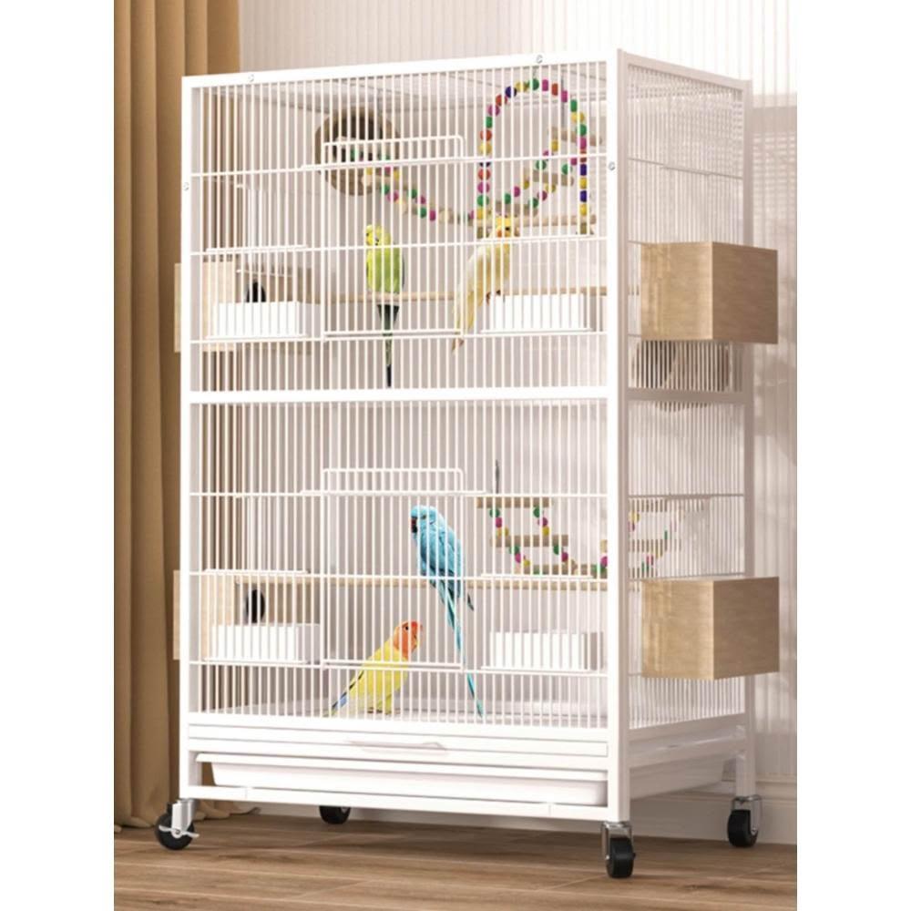 虎皮鸚鵡鳥籠大號新型豪華別墅鳥籠子玄鳳八哥小