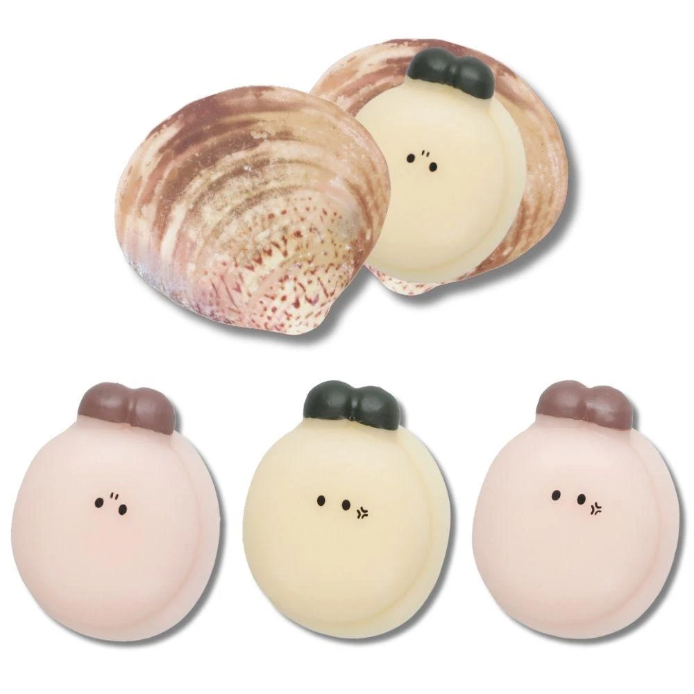 【YELL】蛤? 氣噗噗蛤蠣 全套4款 扭蛋 牡蠣寶寶 舒壓小物 療癒小物 捏捏