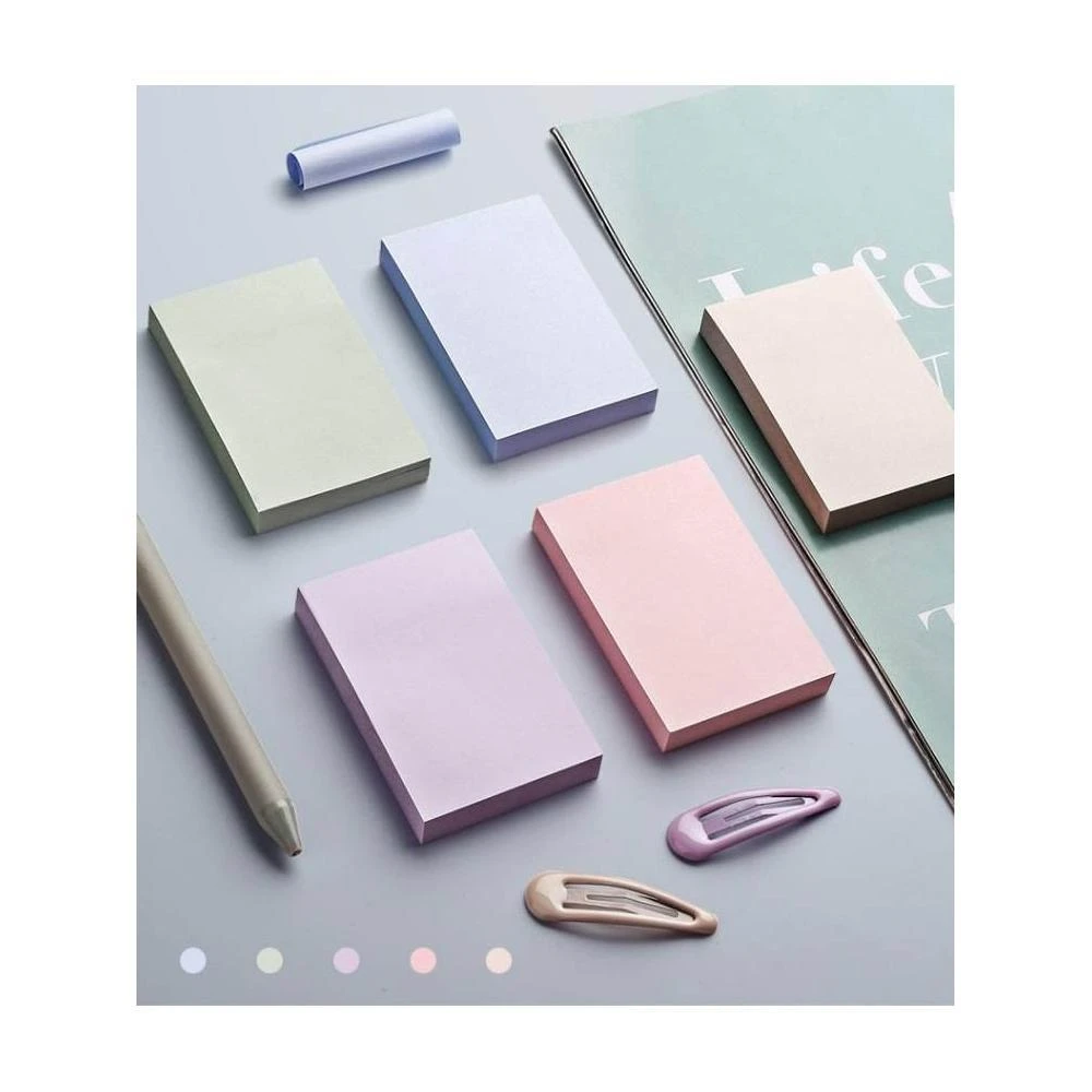 憶香許快樂購 鼎昌 便利貼 辦公 100張 彩色 76×50 莫蘭迪 76×100 記事貼 76×76 便簽紙 n次貼