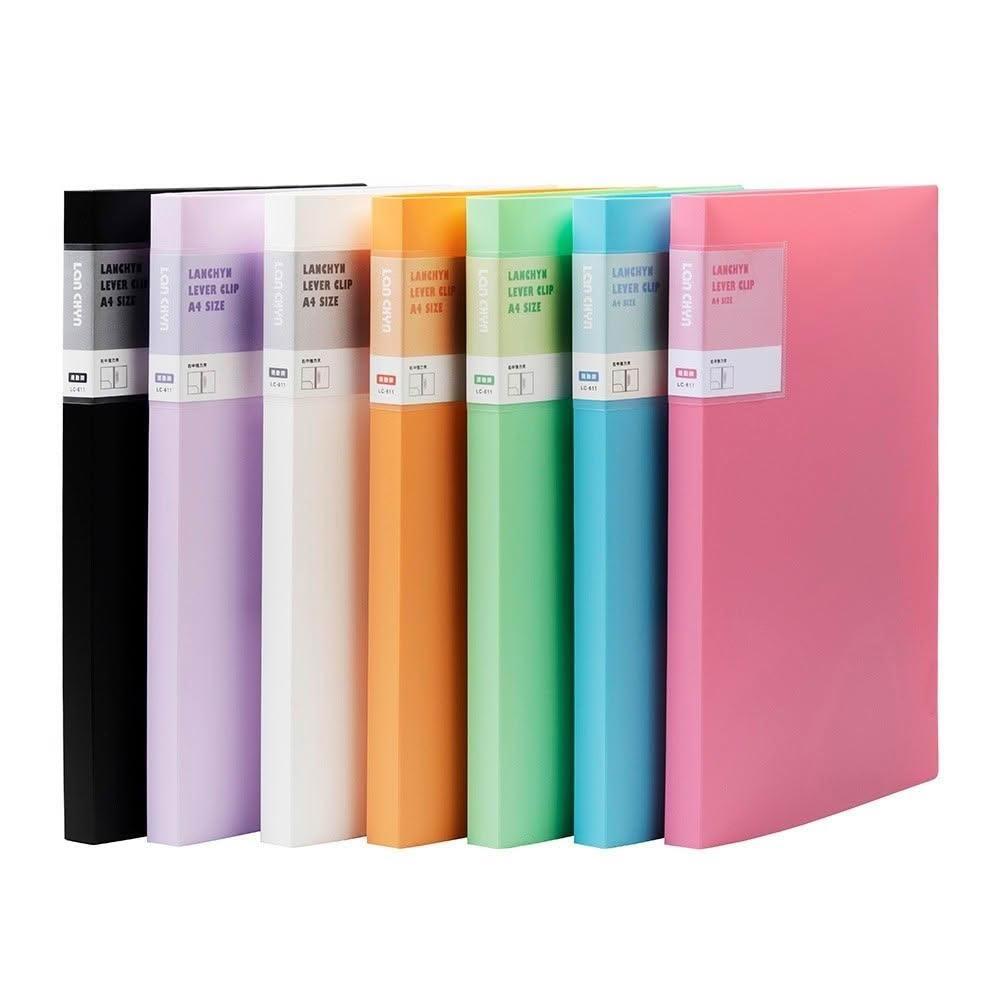 【Lan chyn 連勤】LC-611 馬卡龍色系 右中強力夾/檔案夾/資料夾/文件夾