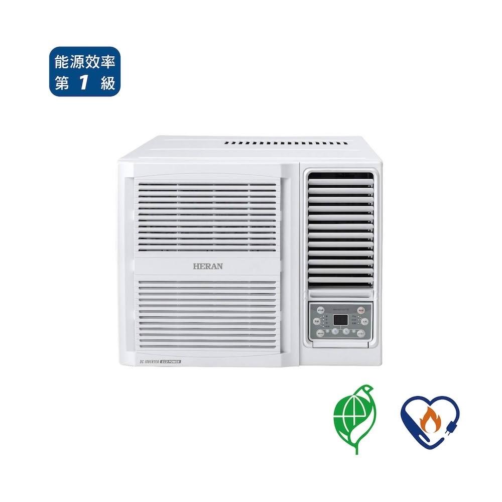 【HERAN 禾聯】13坪 R32變頻一級冷暖窗型冷氣 藍波防鏽(HW-GT72H)