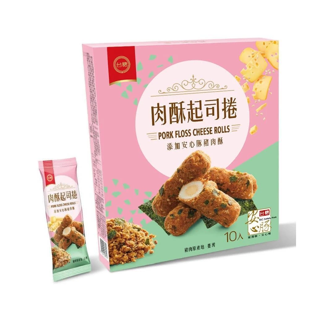 【台糖】台糖肉酥起司捲(15gx10入/盒)(9870)