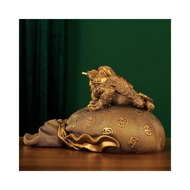 銅製 金蟾 茶寵 書斎 蟾鎮 文鎮 装飾品 工芸品 美術品 銅製 金蟾 茶寵