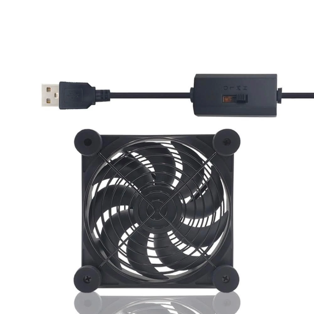 8cm 靜音款 USB 路由器 散熱器 機上盒 安博盒子 小米盒子 散熱 風扇 散熱架 數據機 無線分享器 wifi