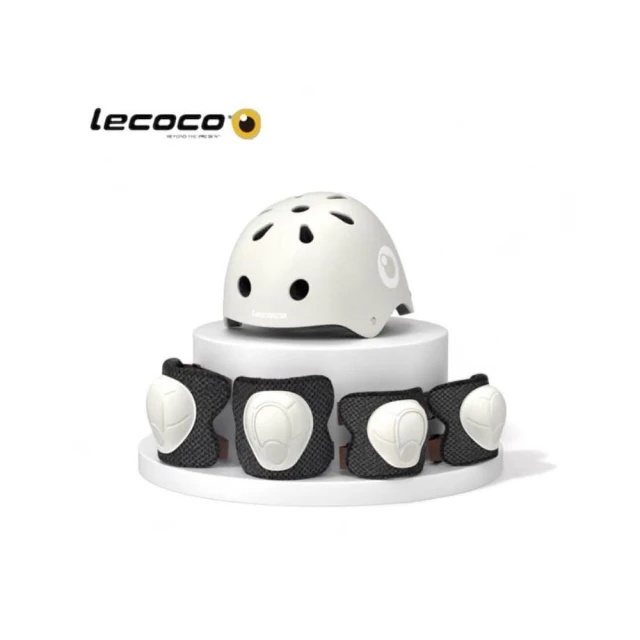 【Lecoco】兒童安全帽護具組(檢驗合格/兒童頭盔/滑板帽)