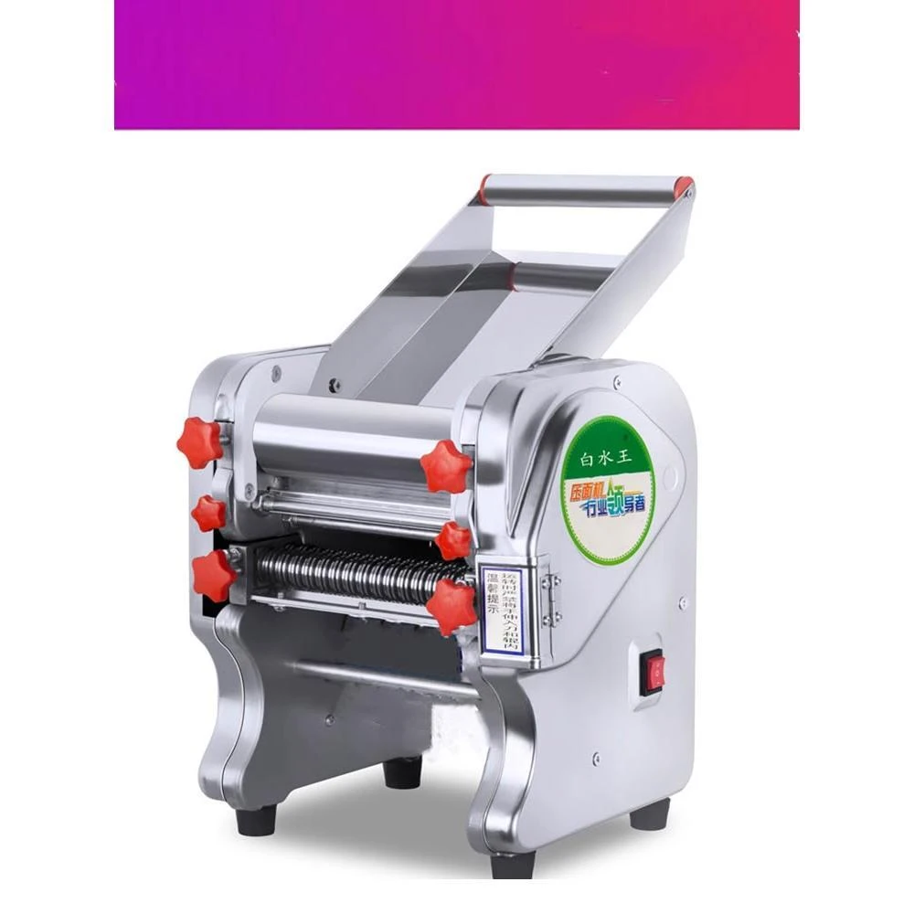 家電壓麵機電動小型全自動擀麵餃子皮機不鏽鋼麵條機