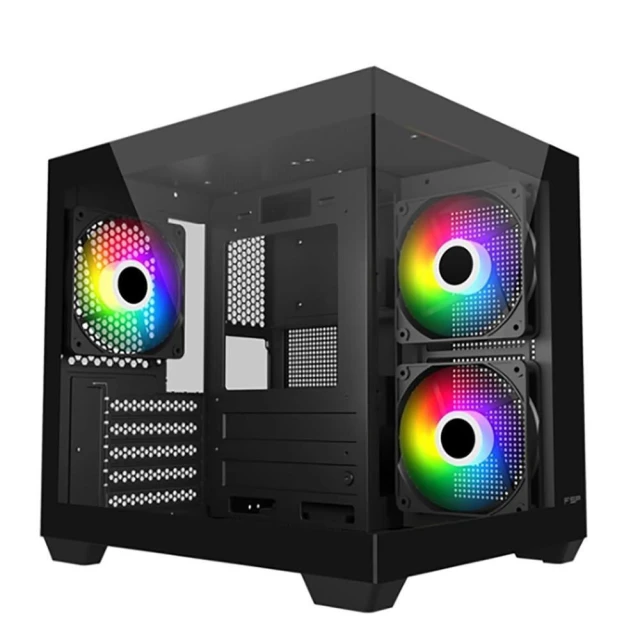 FSP 全漢】FSP 全漢S140黑小海景機箱電腦機殼