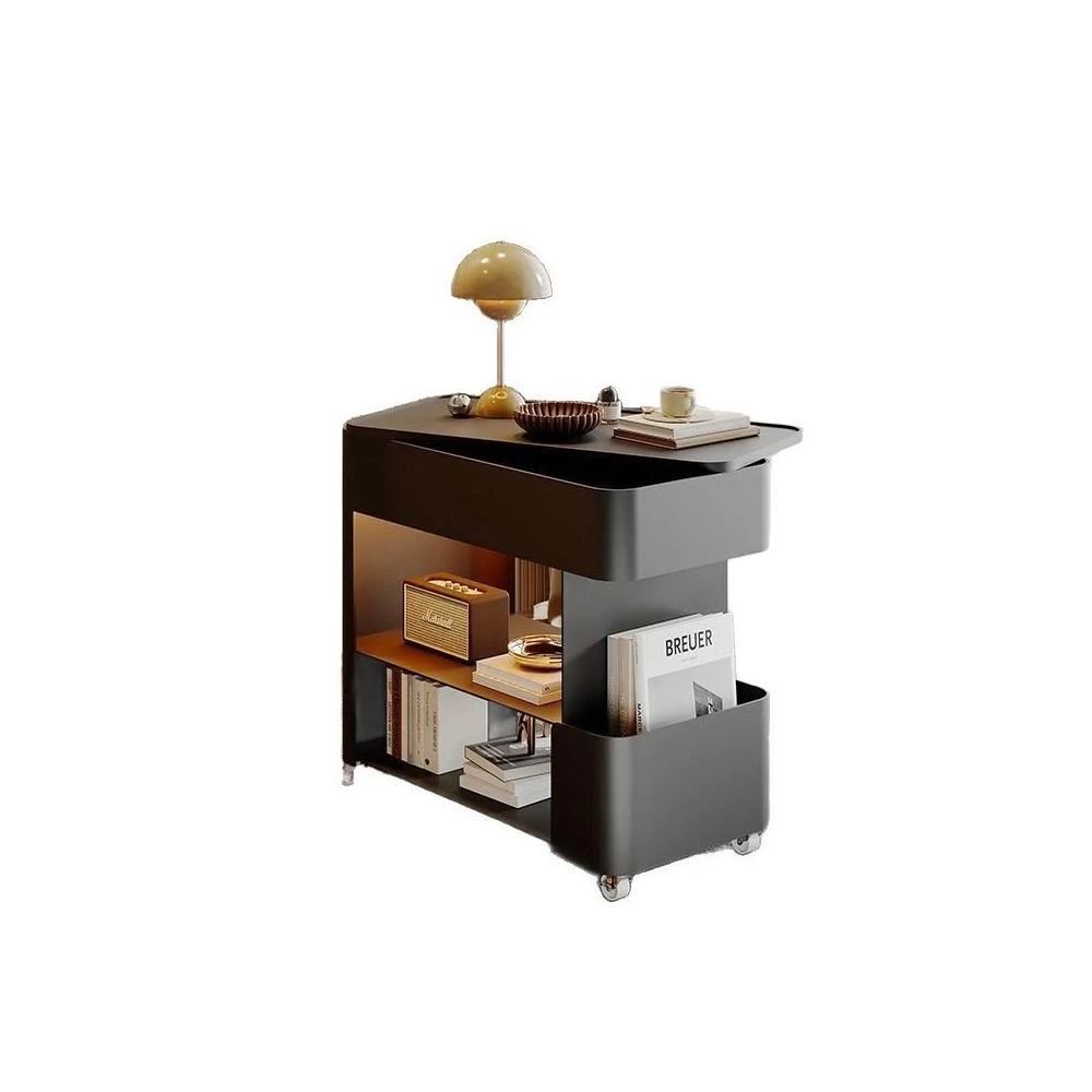 2025新款客廳輕奢感可移動小桌子小推車小戶型沙發邊幾床頭櫃