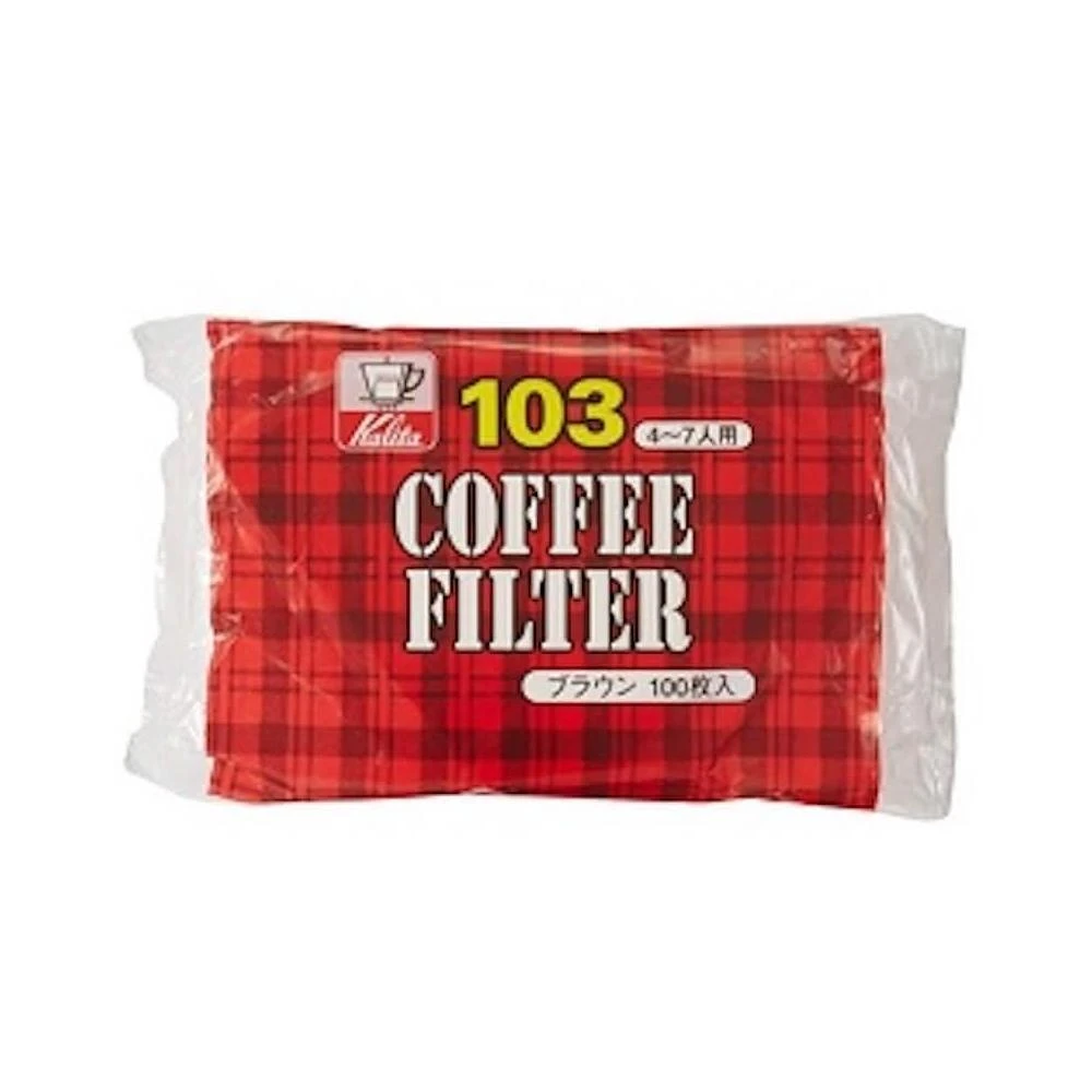 【Kalita】Kalita 梯形濾紙 03 4~7人用 日本製 漂白/無漂白 100入