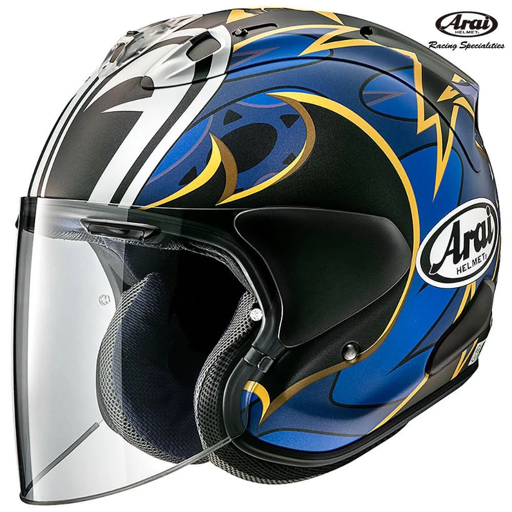 Arai VZ-RAM ナカガミGP2 M 新品 NAKAGAMI 中上貴晶 ARAI VZ-RAM NAKAGAMI GP2 日本MotoGP車手中上貴晶，繽紛色彩與