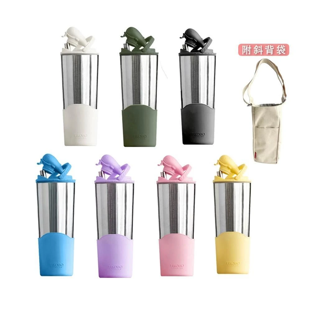 TiKOBO 鈦工坊】700ml 純鈦鯨魚杯二代純鈦保溫杯鈦杯附細吸管多